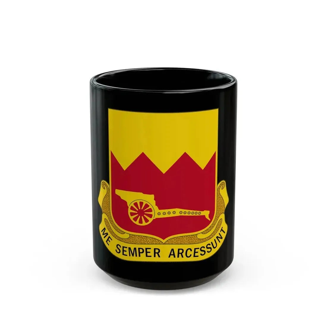 97th Field Artillery Battalion (U.S. Army) Black Coffee Mug 15oz - Go Mug Yourself