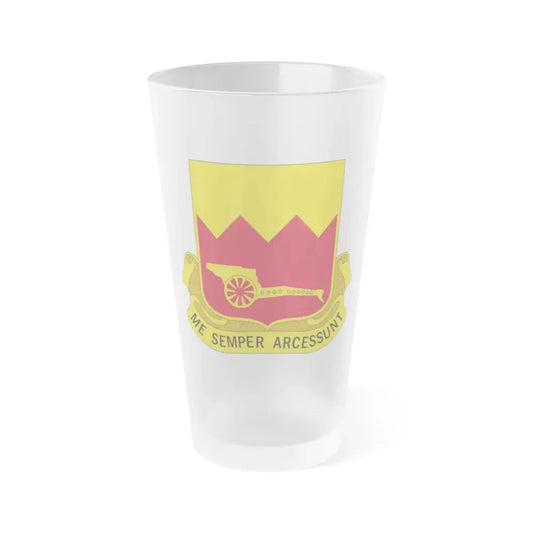 97th Field Artillery Battalion (U.S. Army) Frosted Pint Glass 16oz Default Title - Go Mug Yourself