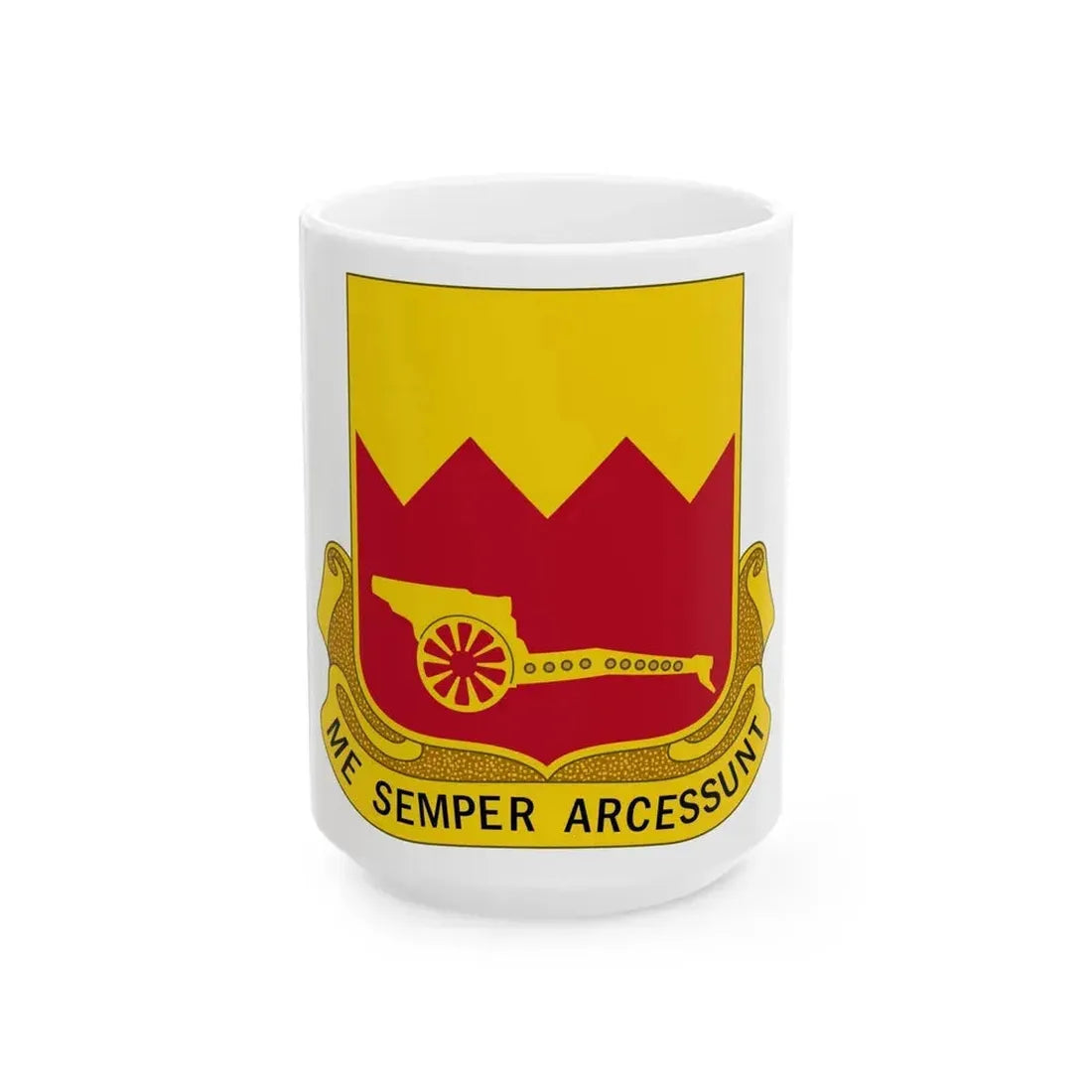 97th Field Artillery Battalion (U.S. Army) White Coffee Mug 15oz - Go Mug Yourself