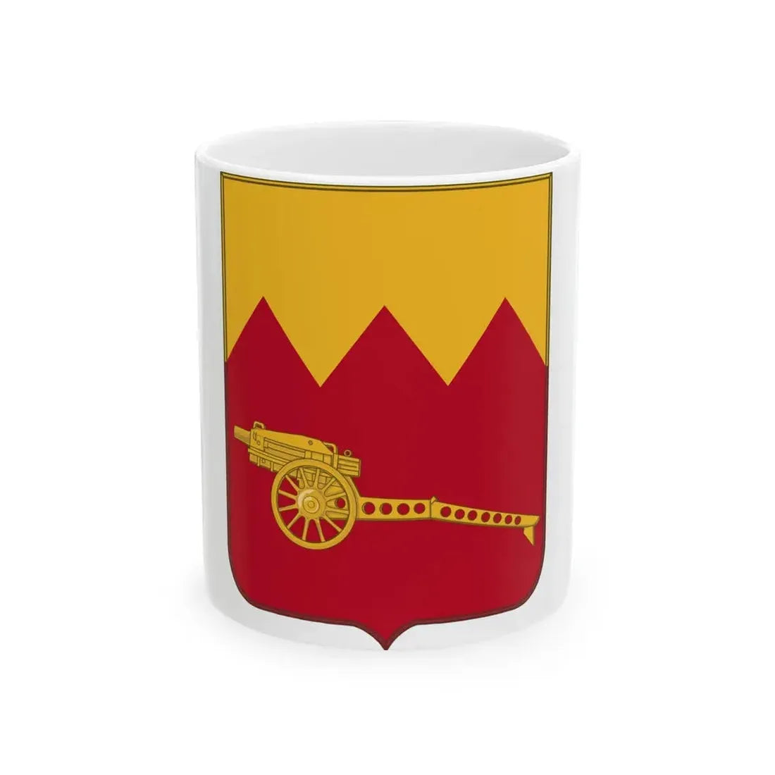 97th Field Artillery Battalion v2 (U.S. Army) White Coffee Mug 11oz - Go Mug Yourself