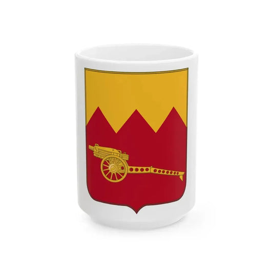 97th Field Artillery Battalion v2 (U.S. Army) White Coffee Mug 15oz - Go Mug Yourself