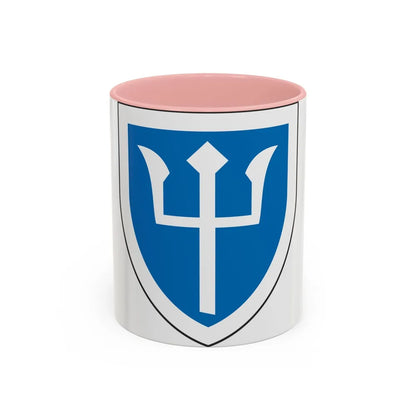 97th Infantry Division (U.S. Army) Accent Coffee Mug-11oz-Pink-Go Mug Yourself