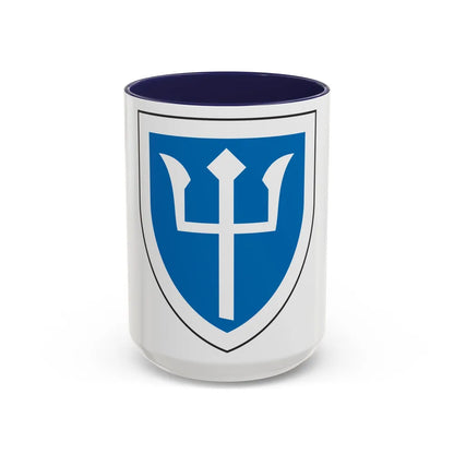 97th Infantry Division (U.S. Army) Accent Coffee Mug-15oz-Navy-Go Mug Yourself