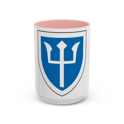 97th Infantry Division (U.S. Army) Accent Coffee Mug-15oz-Pink-Go Mug Yourself