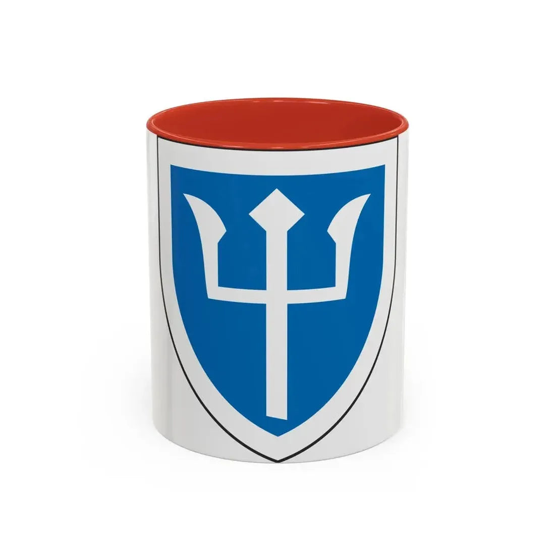 97th Infantry Division (U.S. Army) Accent Coffee Mug 11oz Red - Go Mug Yourself