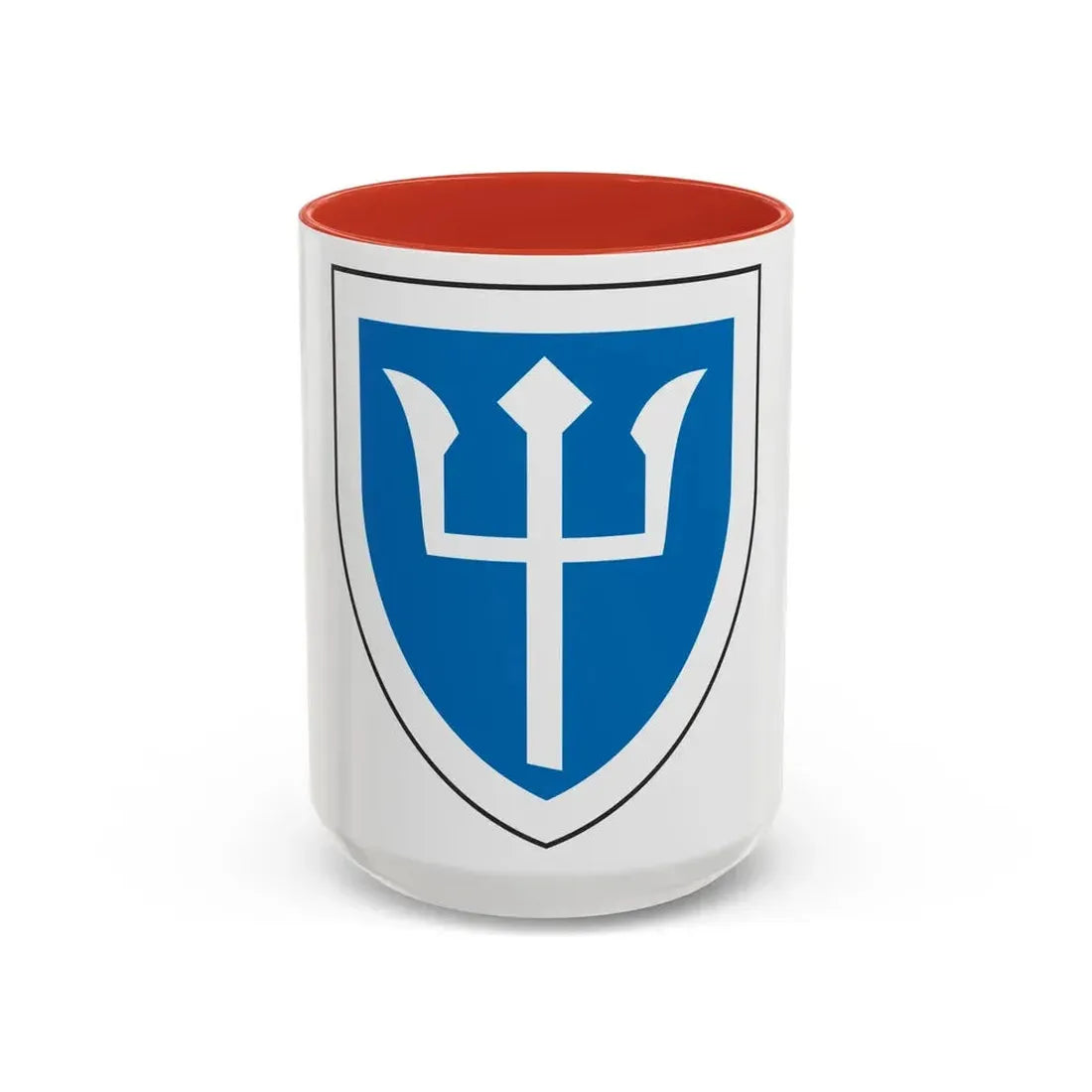 97th Infantry Division (U.S. Army) Accent Coffee Mug 15oz Red - Go Mug Yourself