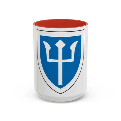 97th Infantry Division (U.S. Army) Accent Coffee Mug 15oz Red - Go Mug Yourself