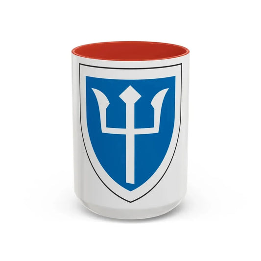 97th Infantry Division (U.S. Army) Accent Coffee Mug 15oz Red - Go Mug Yourself