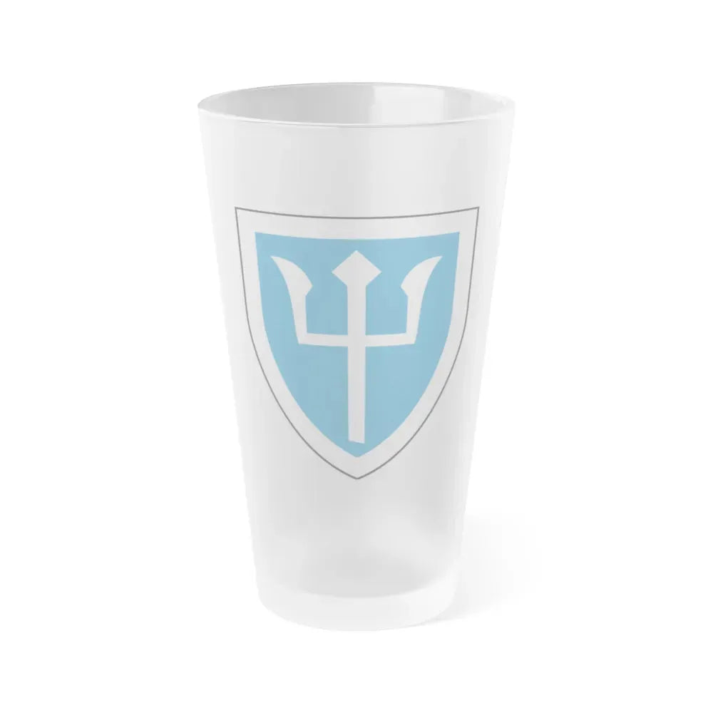 97th Infantry Division (U.S. Army) Frosted Pint Glass 16oz Default Title - Go Mug Yourself