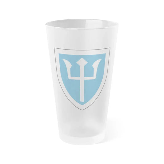 97th Infantry Division (U.S. Army) Frosted Pint Glass 16oz Default Title - Go Mug Yourself
