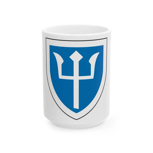97th Infantry Division (U.S. Army) White Coffee Mug 15oz - Go Mug Yourself
