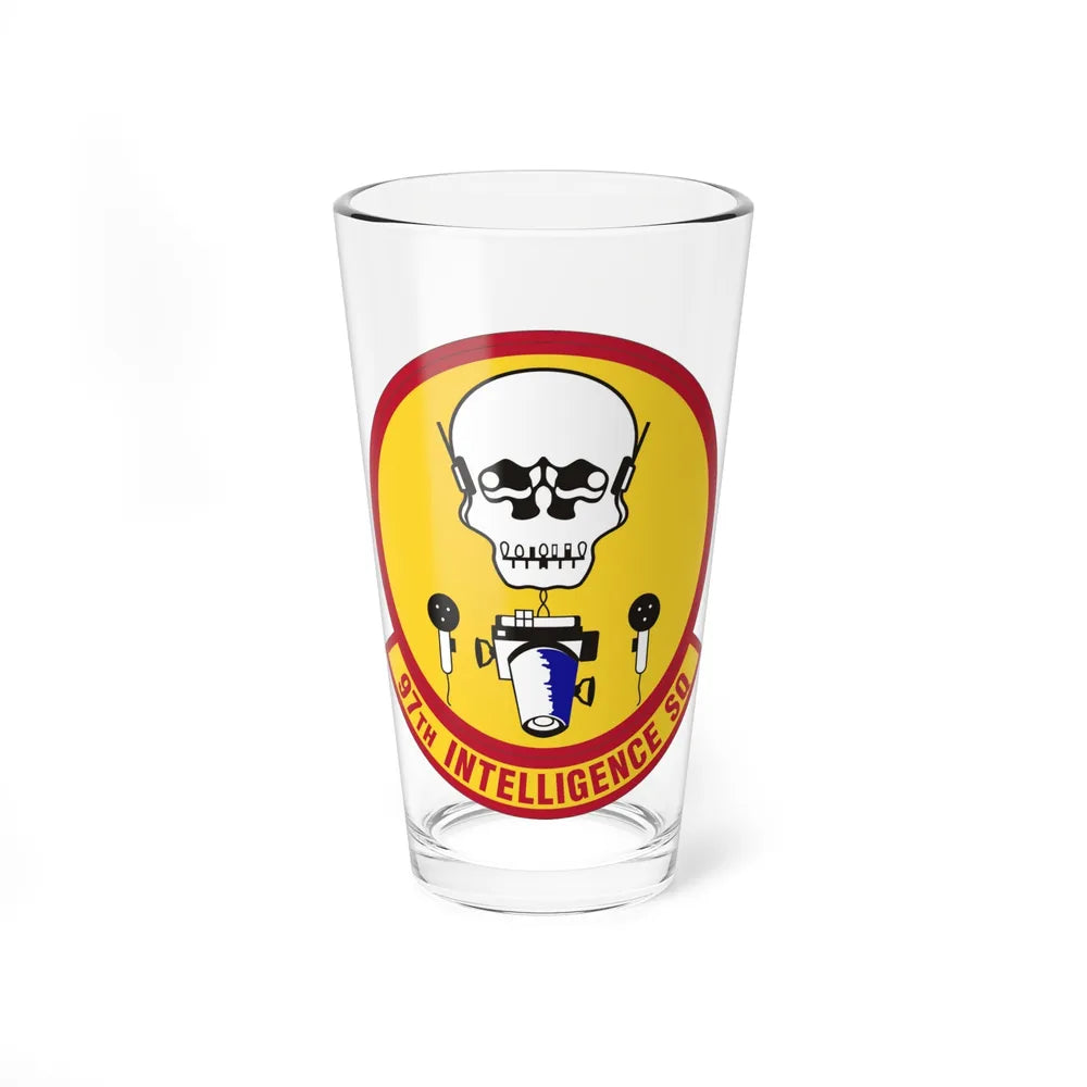 97th Intelligence Squadron (U.S. Air Force) Pint Glass 16oz-16oz-Go Mug Yourself