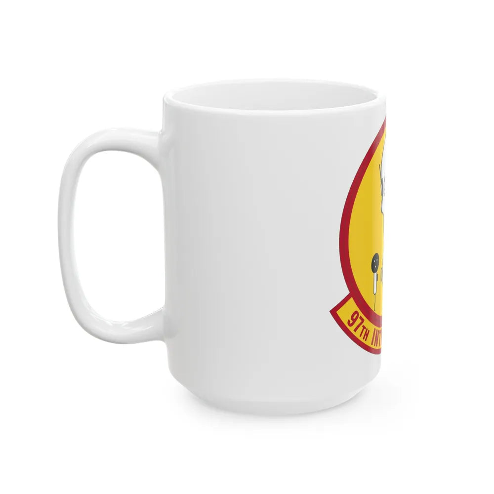 97th Intelligence Squadron (U.S. Air Force) White Coffee Mug-Go Mug Yourself