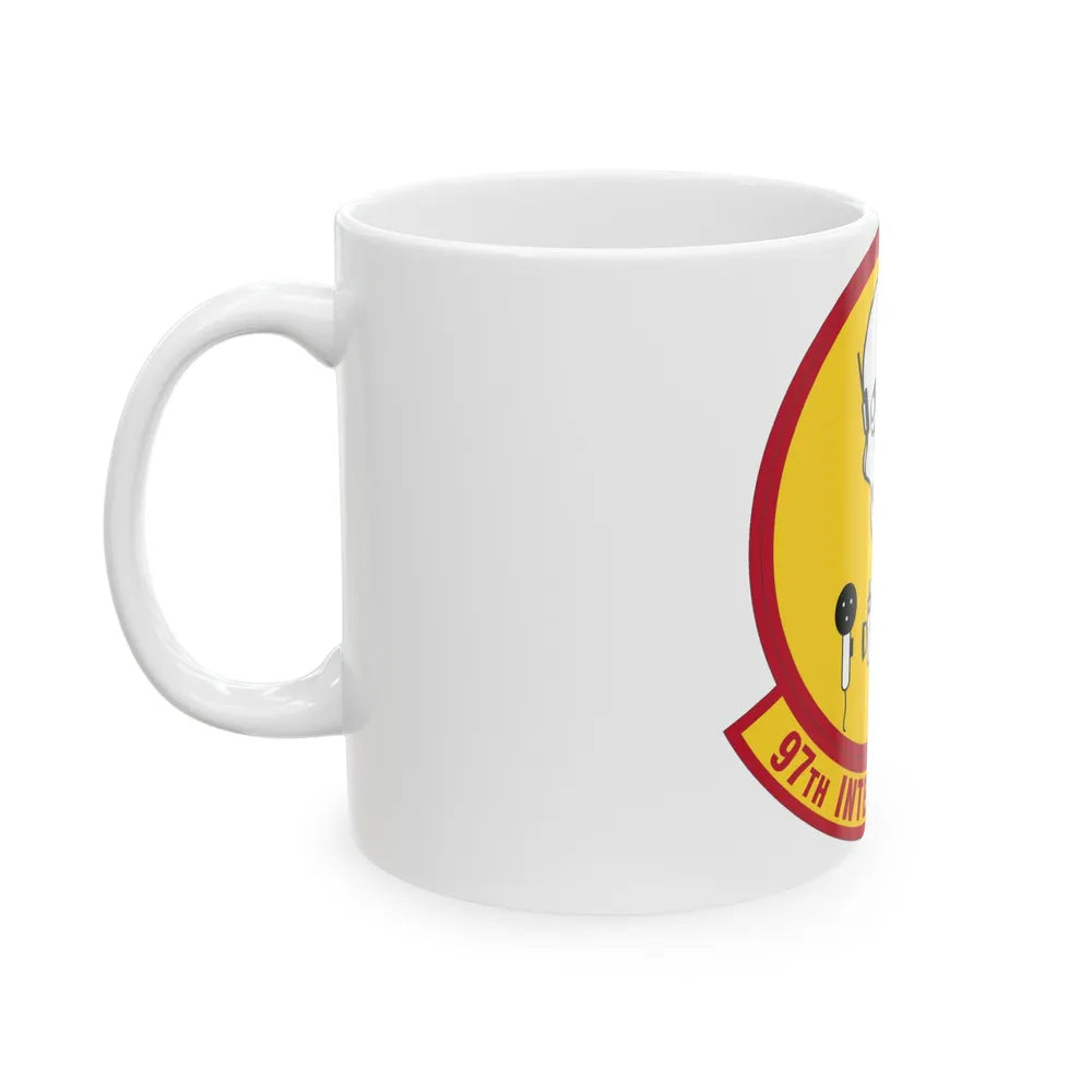 97th Intelligence Squadron (U.S. Air Force) White Coffee Mug-Go Mug Yourself