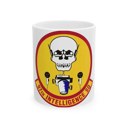 97th Intelligence Squadron (U.S. Air Force) White Coffee Mug 11oz - Go Mug Yourself