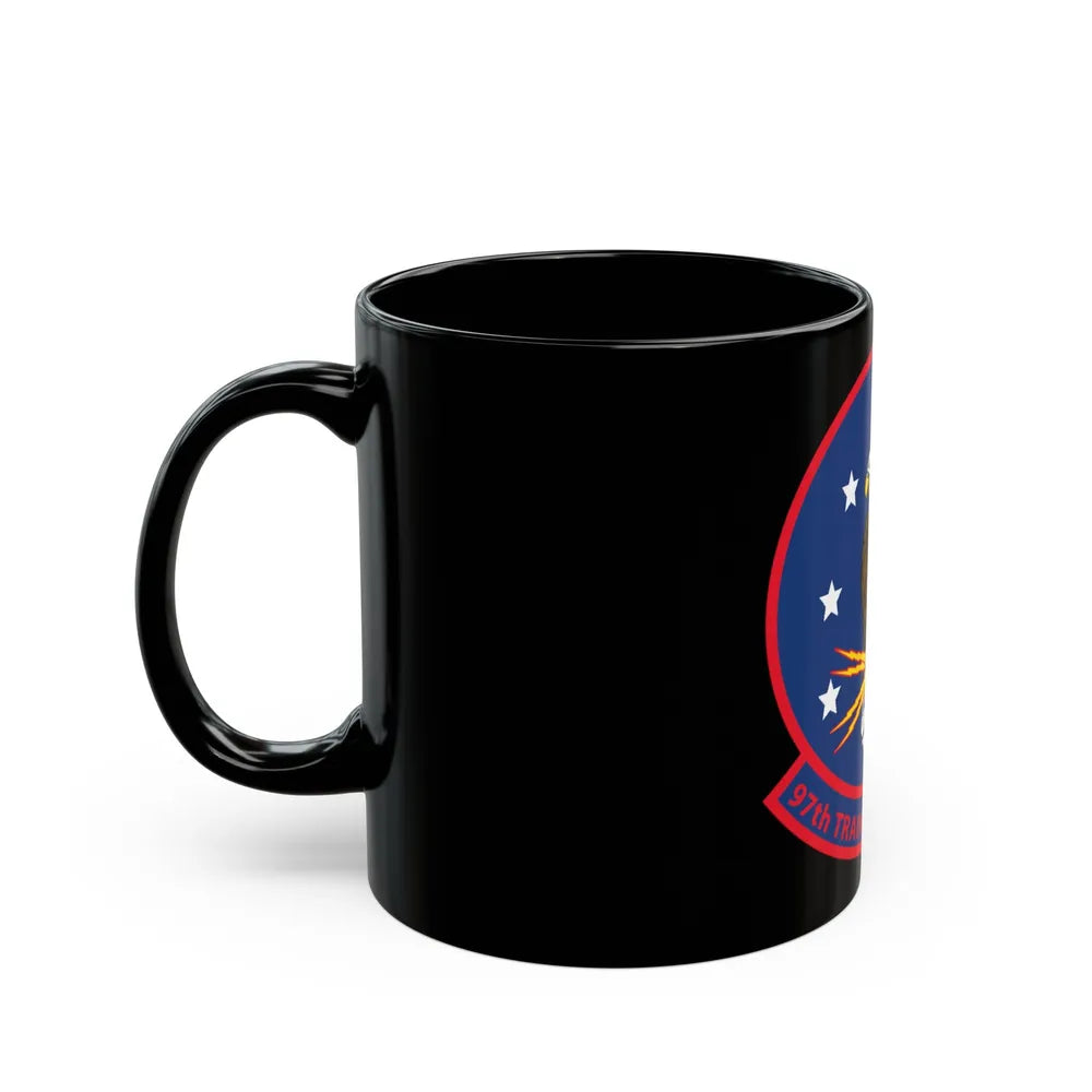 97th Training Sq (U.S. Navy) Black Coffee Mug-Go Mug Yourself