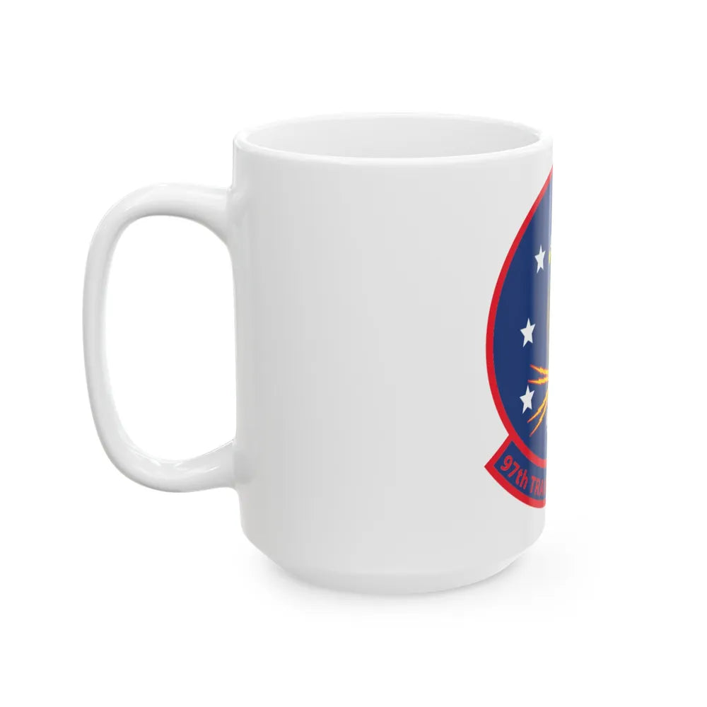 97th Training Sq (U.S. Navy) White Coffee Mug-Go Mug Yourself