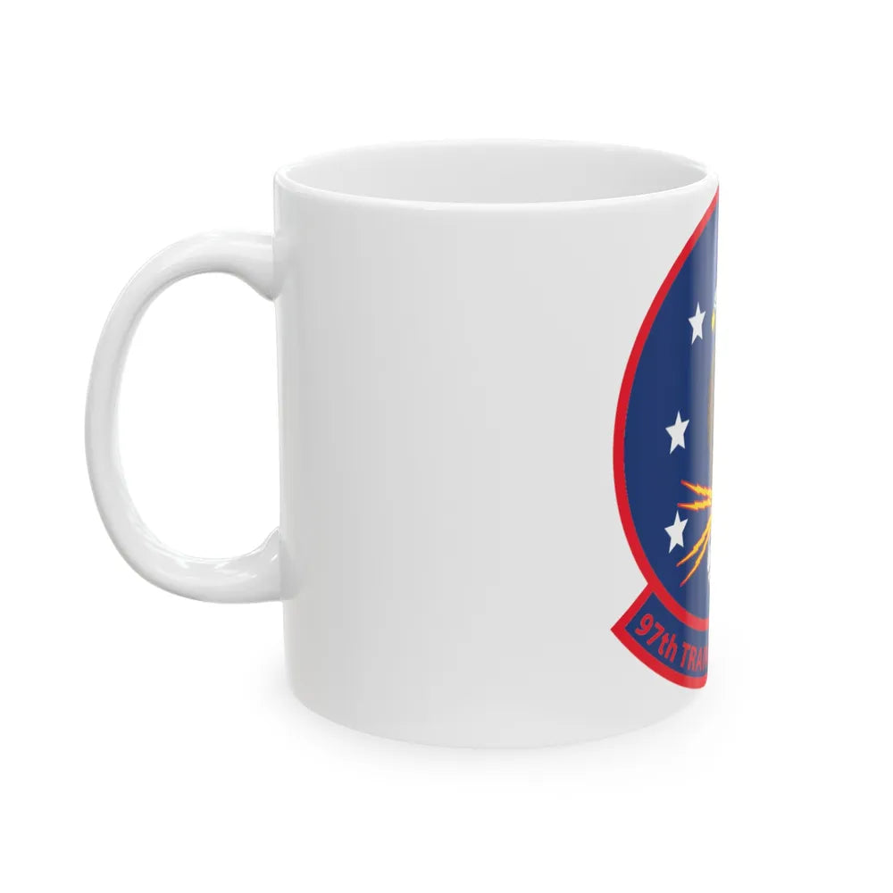 97th Training Sq (U.S. Navy) White Coffee Mug-Go Mug Yourself