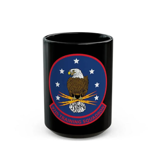 97th Training Sq (U.S. Navy) Black Coffee Mug 15oz - Go Mug Yourself