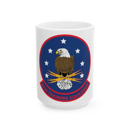 97th Training Sq (U.S. Navy) White Coffee Mug 15oz - Go Mug Yourself