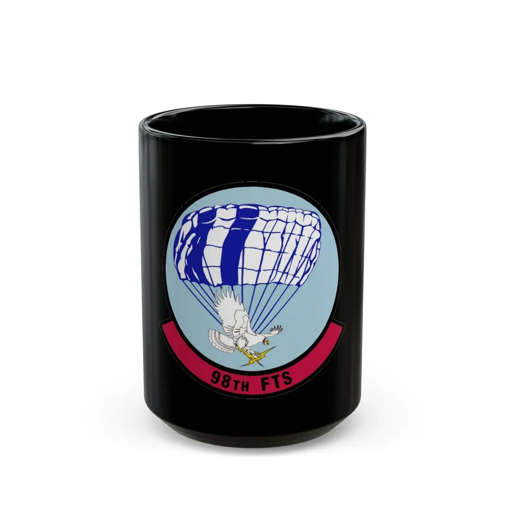 98 Flying Training Squadron AETC (U.S. Air Force) Black Coffee Mug-15oz-Go Mug Yourself