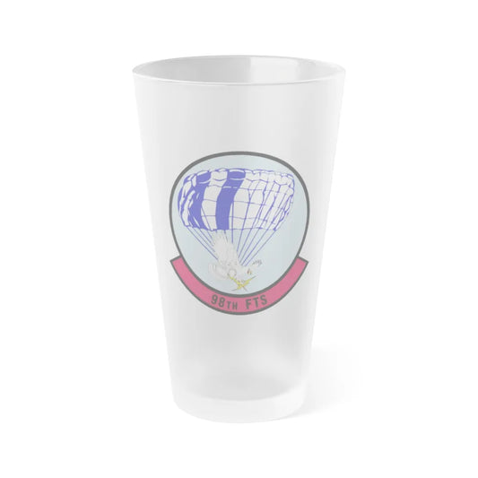 98 Flying Training Squadron AETC (U.S. Air Force) Frosted Pint Glass 16oz-16oz-Frosted-Go Mug Yourself