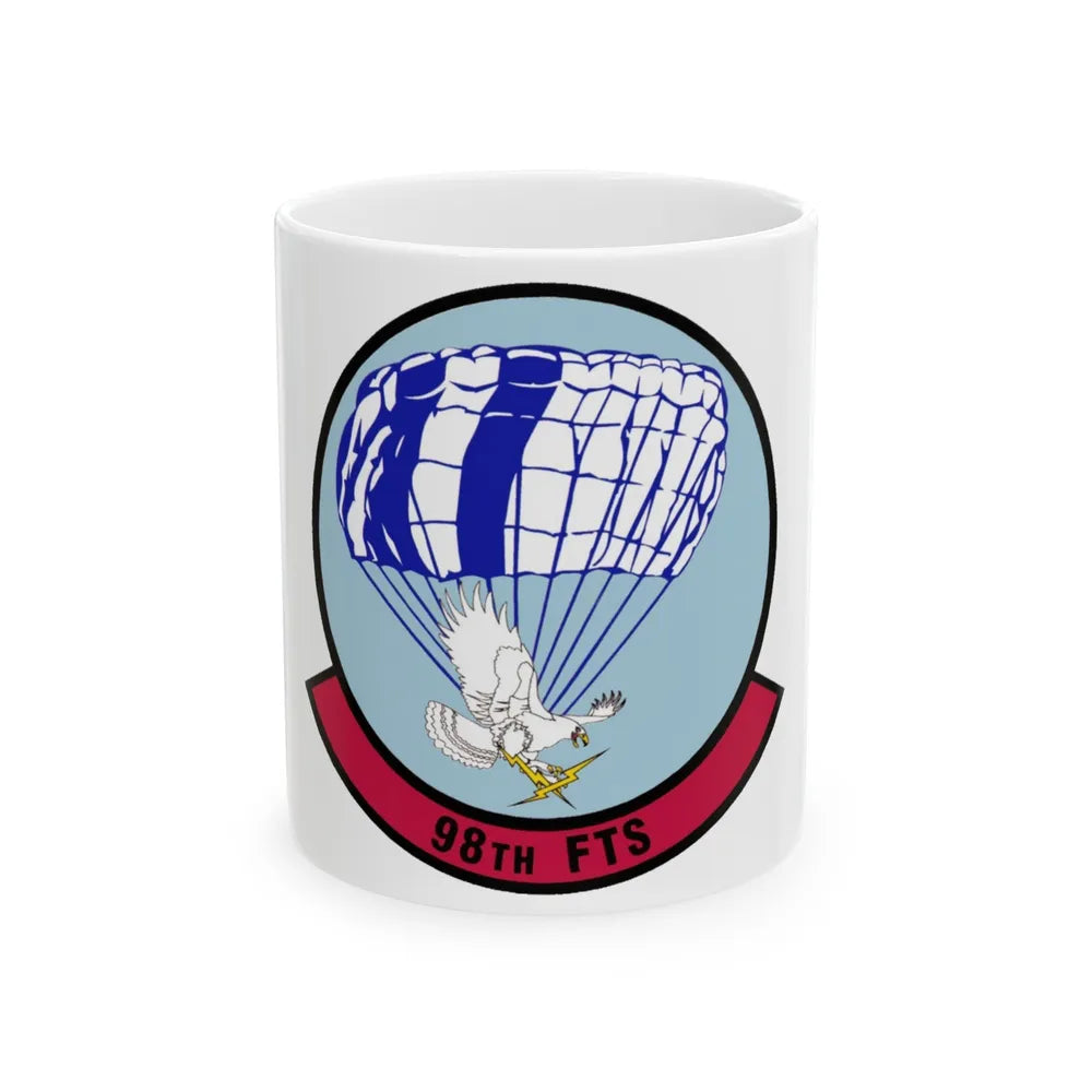 98 Flying Training Squadron AETC (U.S. Air Force) White Coffee Mug-11oz-Go Mug Yourself