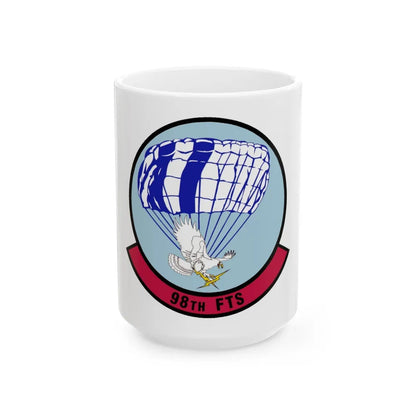 98 Flying Training Squadron AETC (U.S. Air Force) White Coffee Mug-15oz-Go Mug Yourself