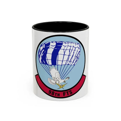 98 Flying Training Squadron AETC (U.S. Air Force) Accent Coffee Mug 11oz Black - Go Mug Yourself