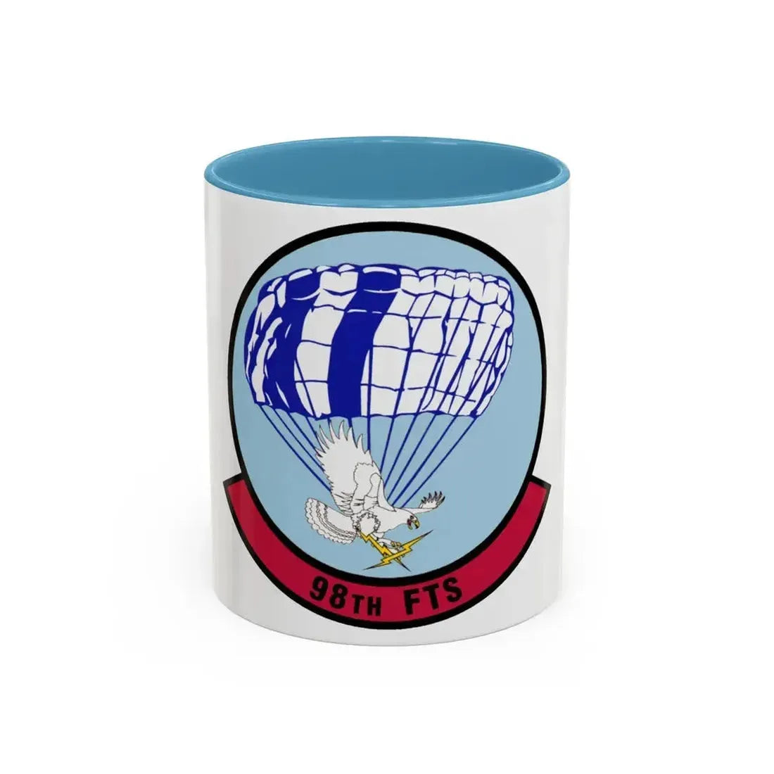 98 Flying Training Squadron AETC (U.S. Air Force) Accent Coffee Mug 11oz Light Blue - Go Mug Yourself