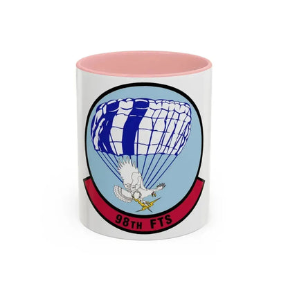 98 Flying Training Squadron AETC (U.S. Air Force) Accent Coffee Mug 11oz Pink - Go Mug Yourself