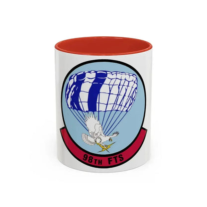 98 Flying Training Squadron AETC (U.S. Air Force) Accent Coffee Mug 11oz Red - Go Mug Yourself