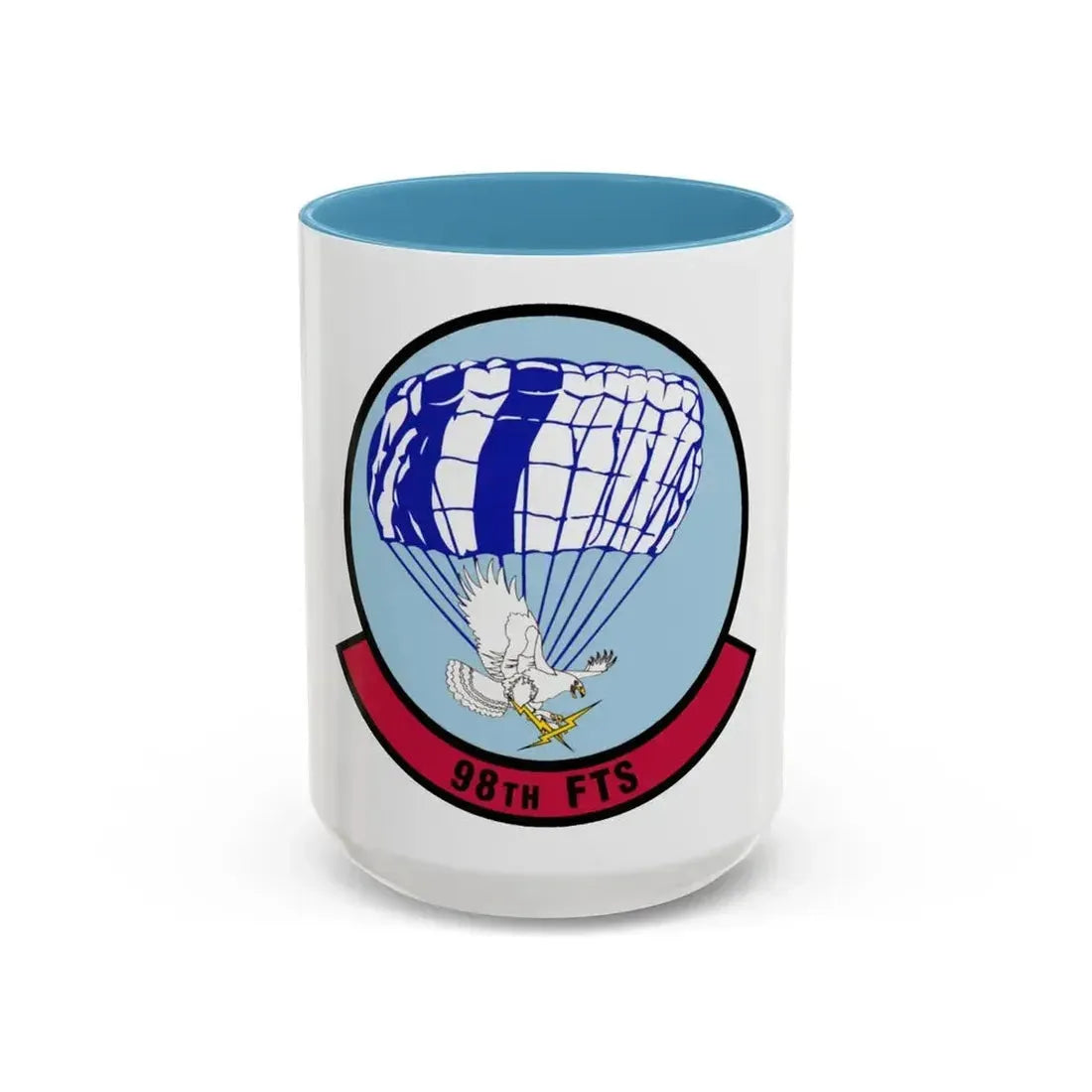 98 Flying Training Squadron AETC (U.S. Air Force) Accent Coffee Mug 15oz Light Blue - Go Mug Yourself
