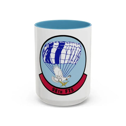 98 Flying Training Squadron AETC (U.S. Air Force) Accent Coffee Mug 15oz Light Blue - Go Mug Yourself