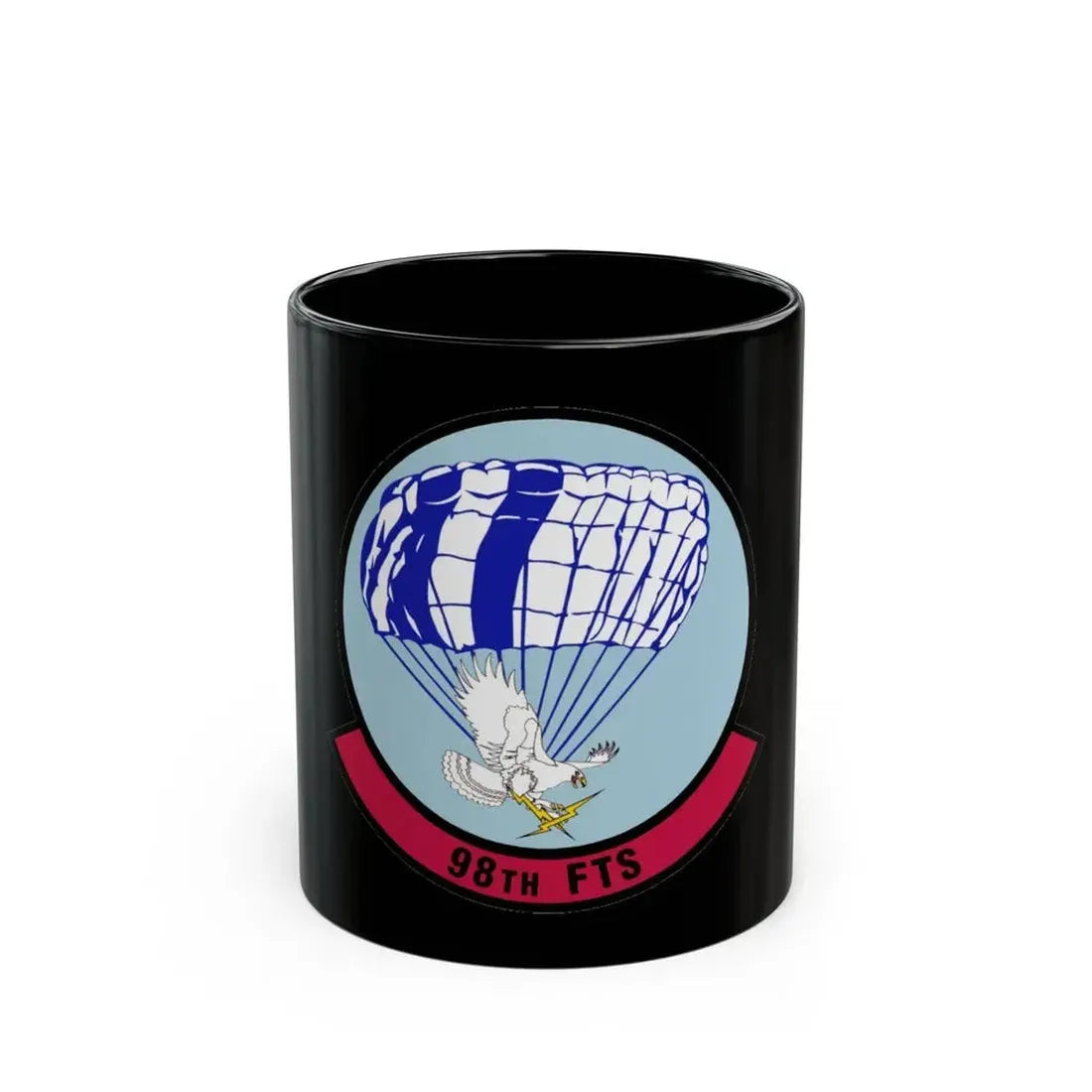 98 Flying Training Squadron AETC (U.S. Air Force) Black Coffee Mug 11oz - Go Mug Yourself