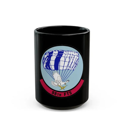 98 Flying Training Squadron AETC (U.S. Air Force) Black Coffee Mug 15oz - Go Mug Yourself