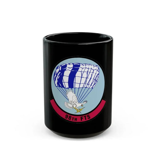 98 Flying Training Squadron AETC (U.S. Air Force) Black Coffee Mug 15oz - Go Mug Yourself