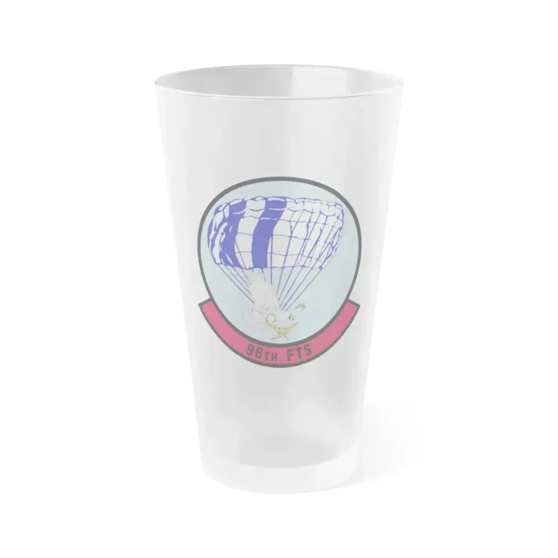 98 Flying Training Squadron AETC (U.S. Air Force) Frosted Pint Glass 16oz 16oz Frosted - Go Mug Yourself