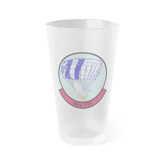 98 Flying Training Squadron AETC (U.S. Air Force) Frosted Pint Glass 16oz 16oz Frosted - Go Mug Yourself