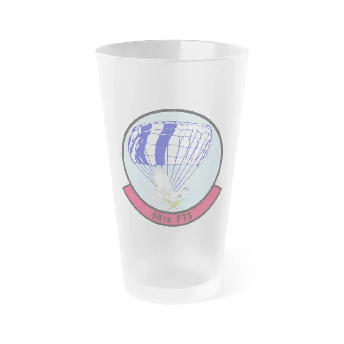 98 Flying Training Squadron AETC (U.S. Air Force) Frosted Pint Glass 16oz 16oz Frosted - Go Mug Yourself