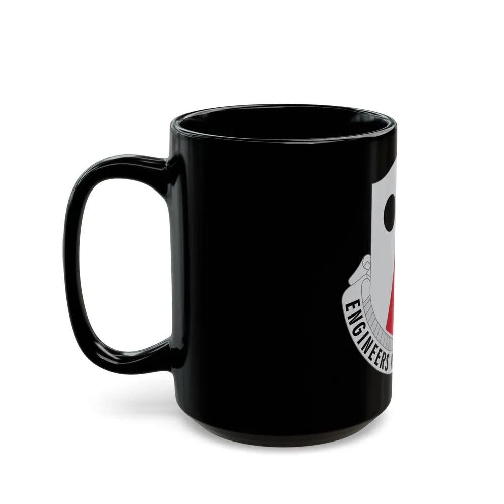 980 Engineer Battalion (U.S. Army) Black Coffee Mug-Go Mug Yourself