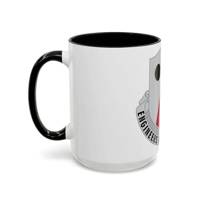 980 Engineer Battalion (U.S. Army) Accent Coffee Mug - Go Mug Yourself