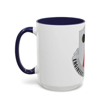 980 Engineer Battalion (U.S. Army) Accent Coffee Mug - Go Mug Yourself
