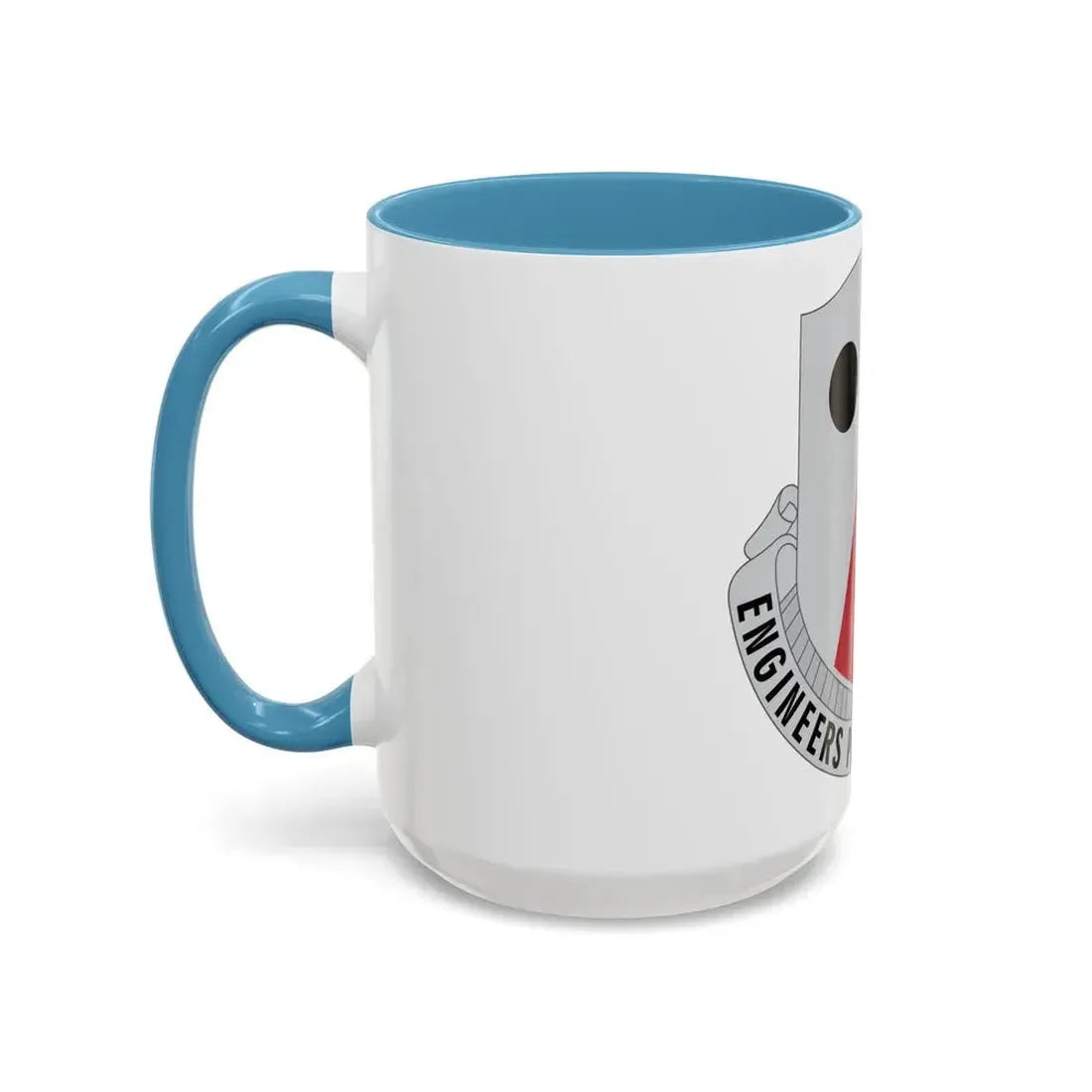 980 Engineer Battalion (U.S. Army) Accent Coffee Mug - Go Mug Yourself