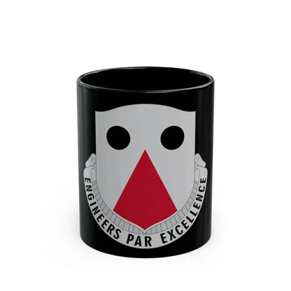 980 Engineer Battalion (U.S. Army) Black Coffee Mug 11oz - Go Mug Yourself