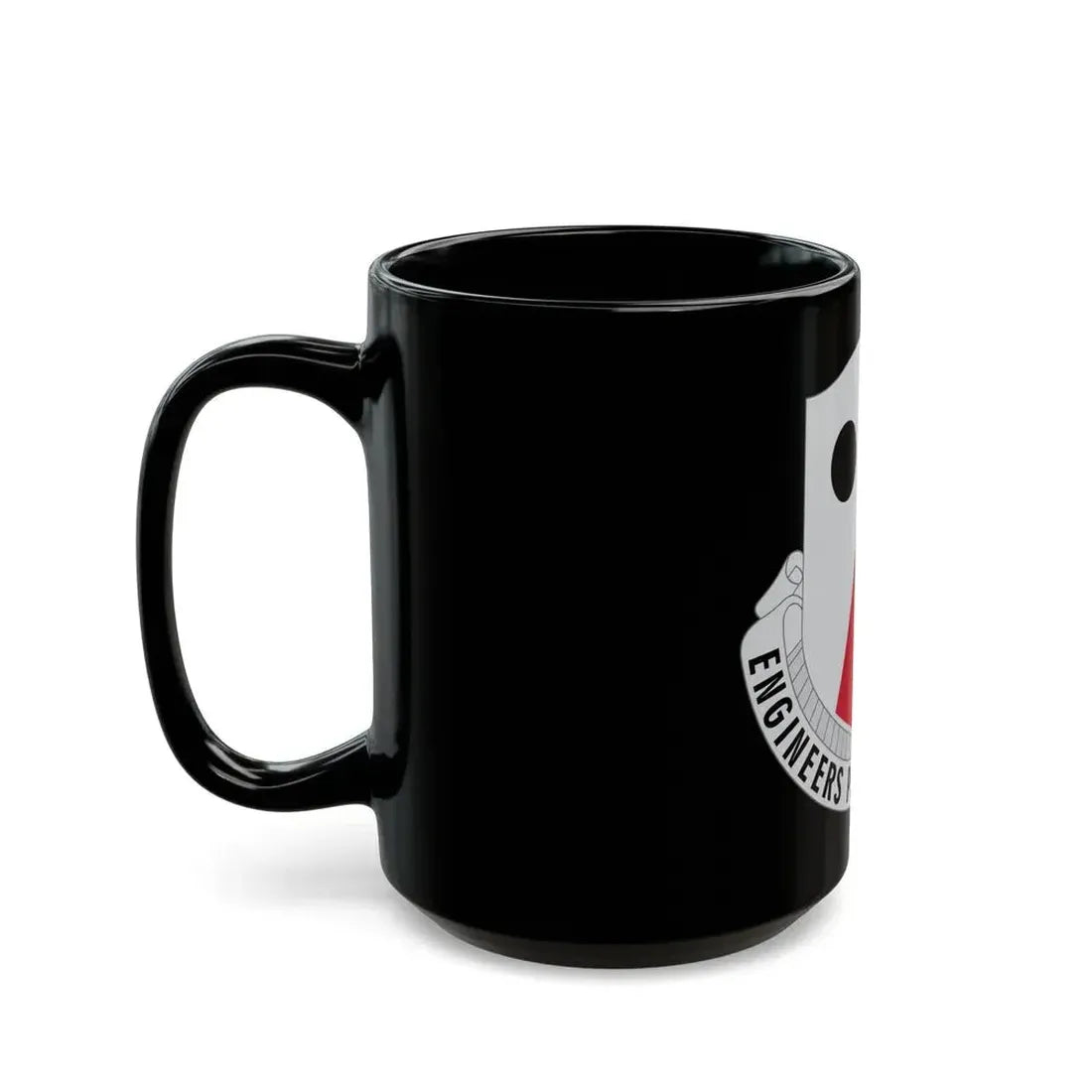 980 Engineer Battalion (U.S. Army) Black Coffee Mug - Go Mug Yourself