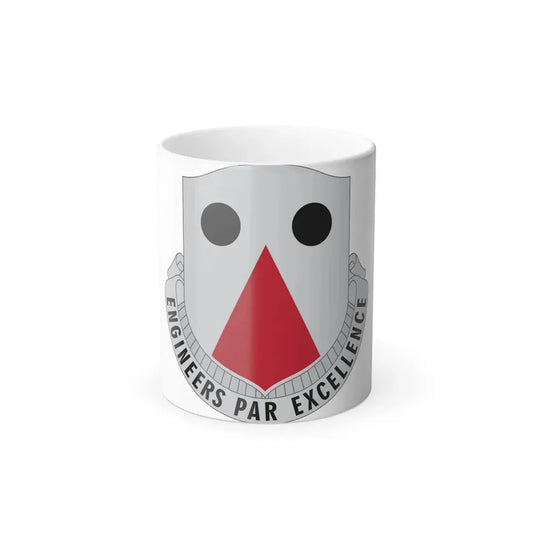 980 Engineer Battalion (U.S. Army) Color Changing Coffee Mug 11oz - Go Mug Yourself