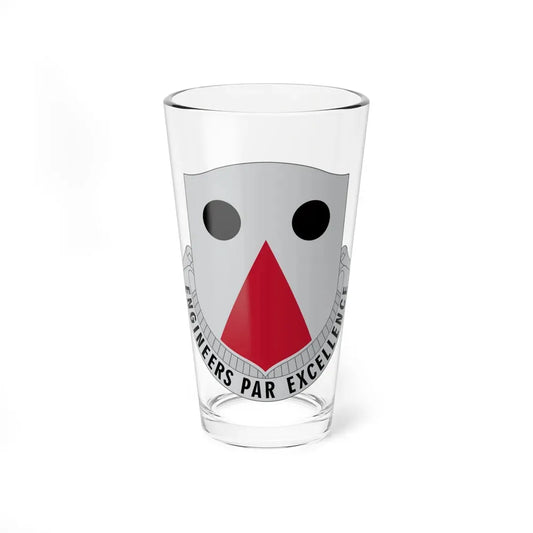980 Engineer Battalion (U.S. Army) Pint Glass 16oz 16oz - Go Mug Yourself