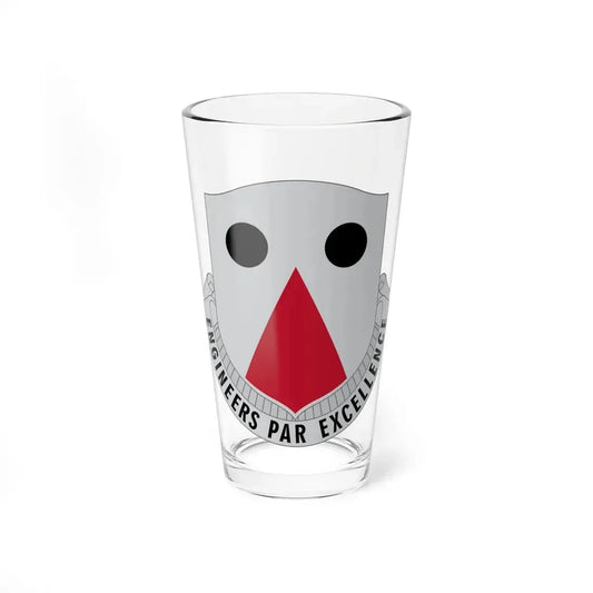 980 Engineer Battalion (U.S. Army) Pint Glass 16oz 16oz - Go Mug Yourself