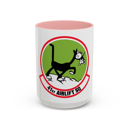 41st Airlift Sq v2 (U.S. Air Force) Accent Coffee Mug